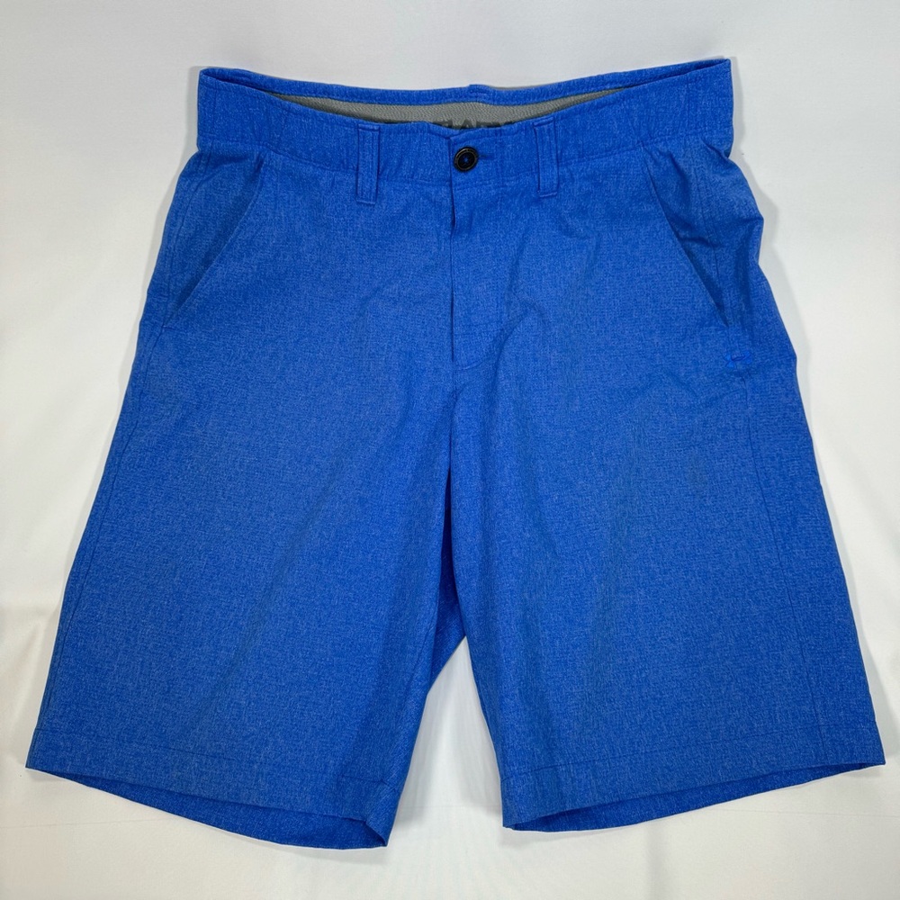 Under Armour Men's Match Play Vented Golf Shorts Size 30 Versa Blue Stretch